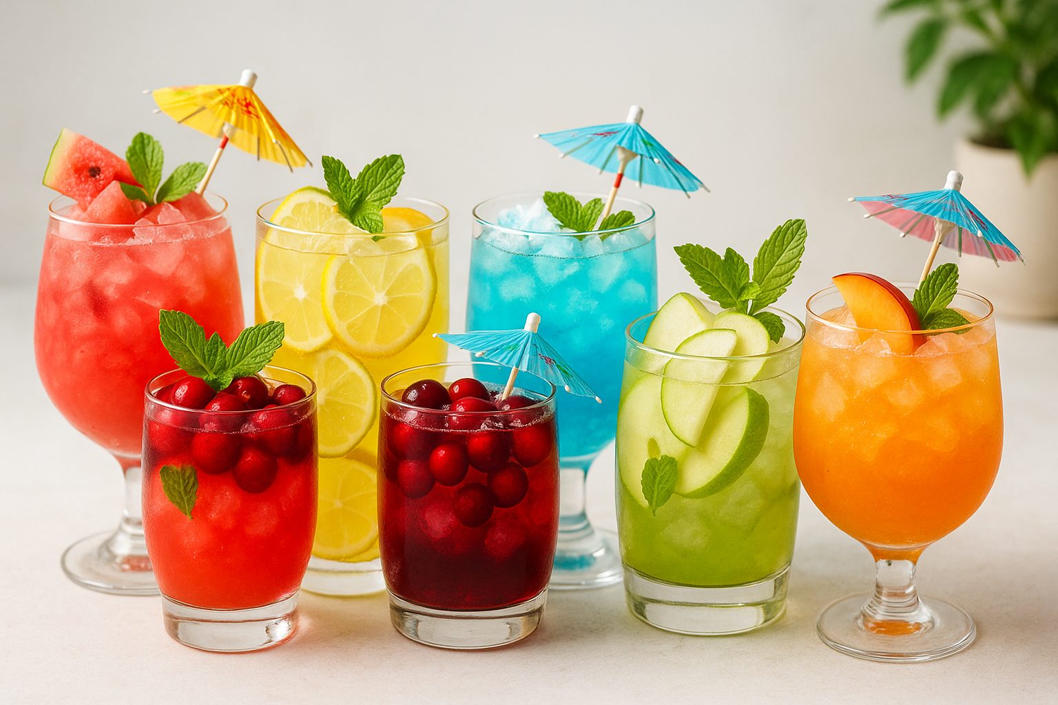 MOCKTAILS IN DIFFERENT FLAVOURS